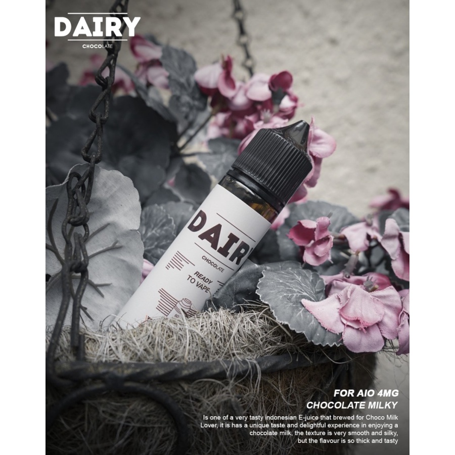 Dairy Milky Chocolate Milk 60ML 4Mg by Ray Vapor Berpita Cukai