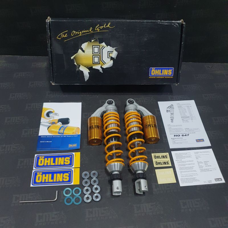 Shockbreaker Shock Ohlins Yamaha Nmax Old Tabung Atas 335mm Original