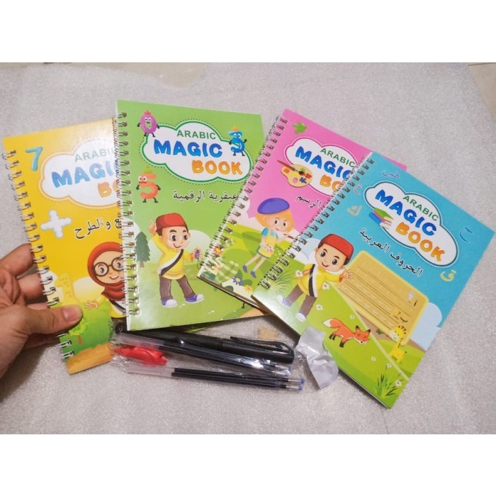 

[GRATIS ONGKIR] BUKU BELAJAR MENULIS ANAK MUSLIM BAHASA ARAB FREE PULPEN AJAIB CS TERJAMIN