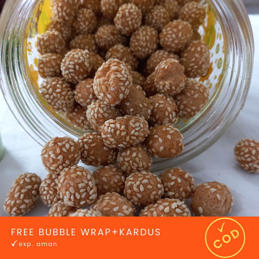 

KECIPUT CIPUT WIJEN Premium Kue Wijen Snack Kiloan Makanan Ringan Kue Kering Cemilan Manis