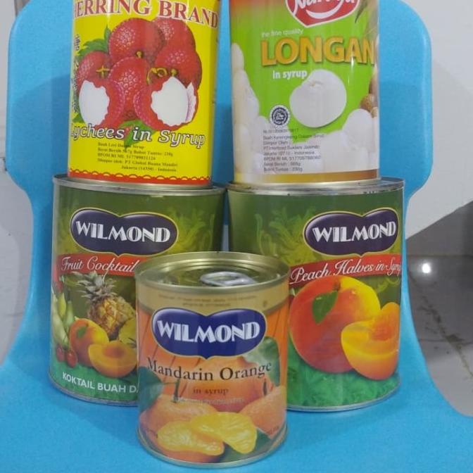 

Buah Kaleng (Gojek) Leci+ Longan+ Mandarin Orange+Fruit Cocktail+Peach ---Termurah---
