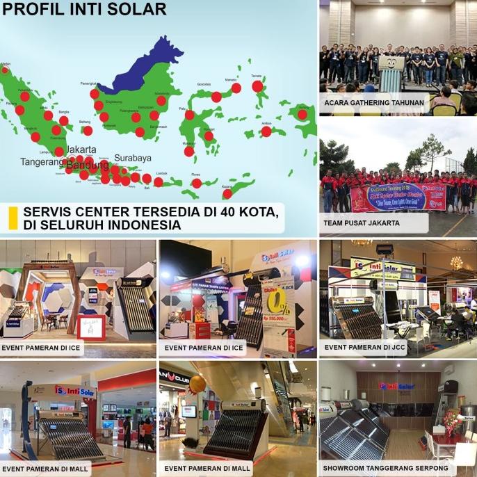 Jual Pemanas Air Matahari Intisolar 100 Liter Inti Solar Water Heater Bl10 Shopee Indonesia