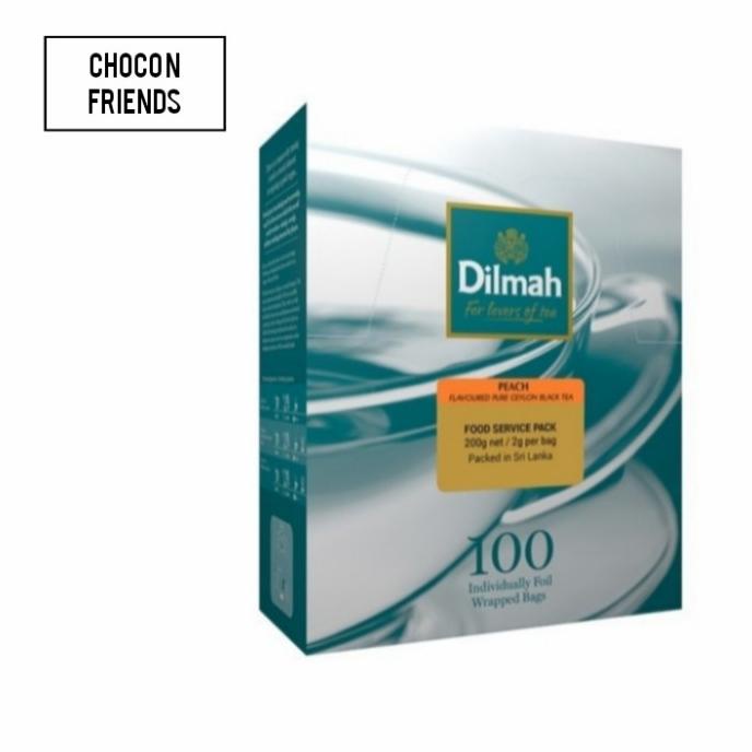 

(BISA COD) Teh Dilmah 100 sachet Peach HEMAT Kode 233
