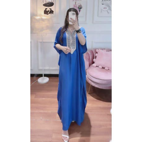 GAMIS KAFTAN TERBARU GAMIS RAYON TERLARIS GAMIS KAFTAN DRESS ARABIAN RENDA BELINDA KEKINIANGamis Kaftan Renda Arabian Jumbo Gamis Arabian kaftan