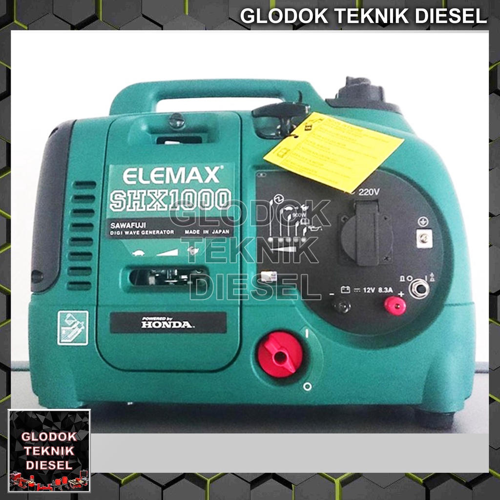 ELEMAX HONDA Silent Portable Generator SHX 1000 1 KVA 1000 Watt W DIGI-WAVE Genset Inverter ORIGINAL