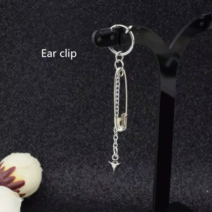 EE0470 - Anting JEPIT Tanpa Tindik Pria Wanita Kpop Korea BTS EXO GOT7