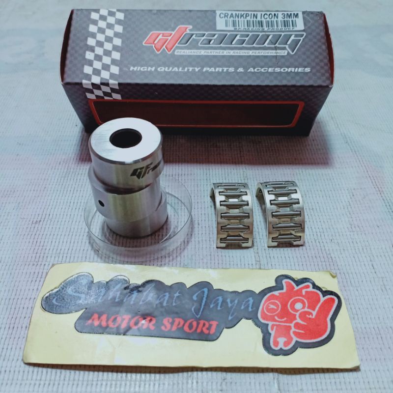 Pin Stroke Pen Struk + Laher Bearing Belah Bambu GF RACING Beat Karbu Scoopy Karbu Beat Fi Stater Ka