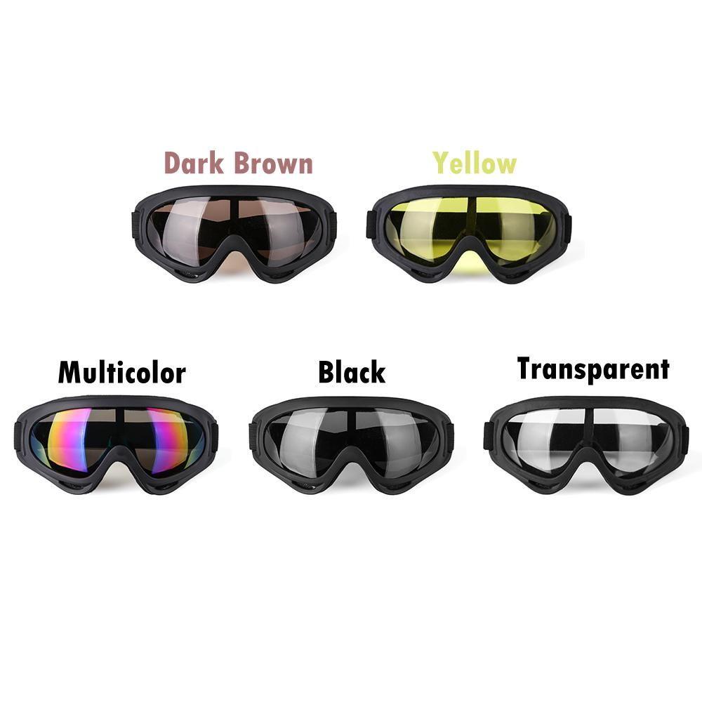 R-FLOWER Musim Dingin Tahan Angin Baru Tahan Debu Olahraga Luar Ruangan Snowboard Eyewear Glasses