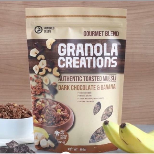 

Granola Creation 400 - Dark Chocolate & Banana