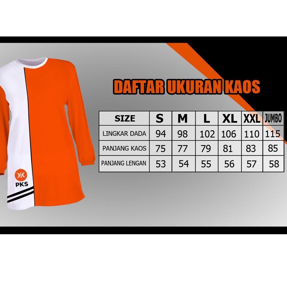 [KODE PRODUK PS8SD3470] Kaos PKS baru akhwat tunik orange