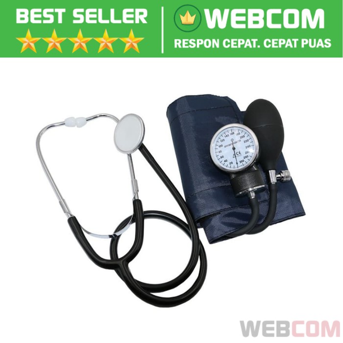 Set Stetoskop & Pengukur Tekanan Darah Tensimeter Tensi Meter Manual