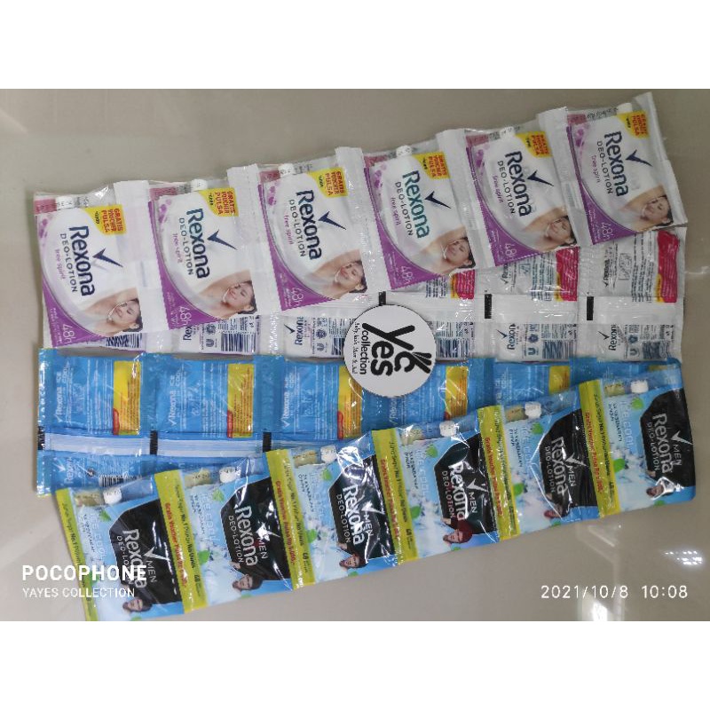 Rexona Deo Lotion 1 Renceng 12 PCS Spirit Men Girl Cewek Cowok deodoran wanita laki