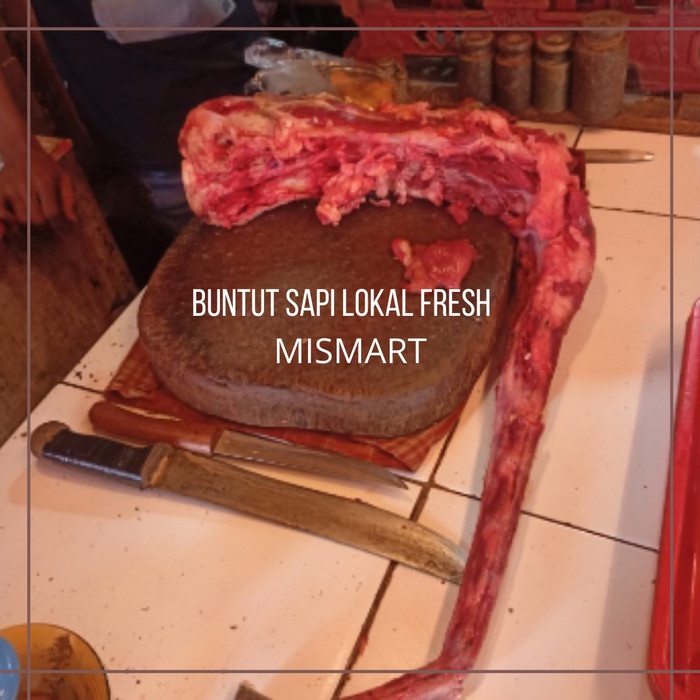 

BUNTUT SAPI LOKAL FRESH PER PCS +- 3kg