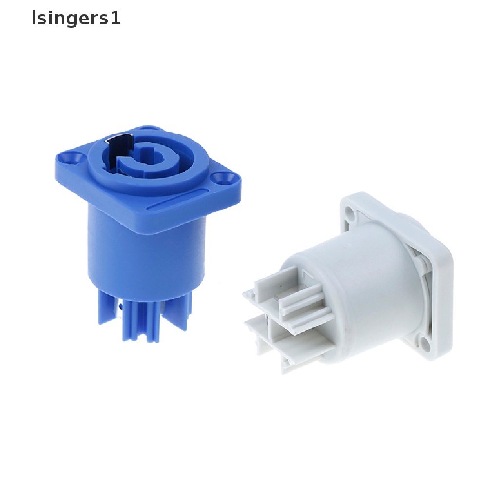 (lsingers1) Nac3fca Socket Konektor Panel PowerCon 3 Pin Female 20A / 250V