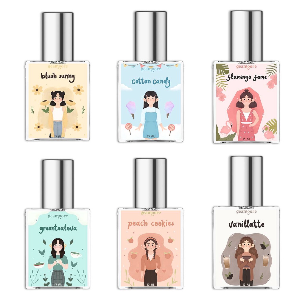 ADDICTED SERIES PARFUME BY GEAMOORE 15ML|PARFUM ADDICTED SERIES GEAMOORE|PARFUM WANITA MANIS MURAH FARFUM WANITA PARFUM ANAK PEREMPUAN MURAH WANGI TAHAN LAMA PARFUM VANILLA ENAK WANGI SOFT MURAH ORIGINAL PEWANGI PAKAIAN BACCARAT BAKARAT BACARAT ORIGINAL