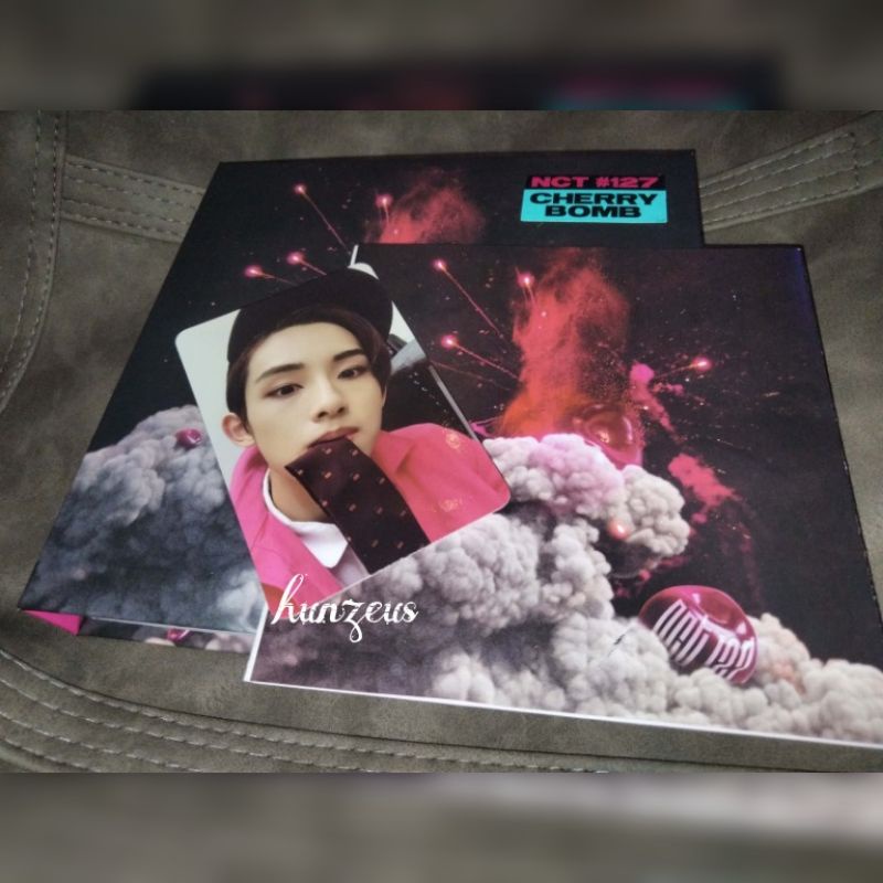 LIGHTSTICK NCT & ALBUM NCT127 CHERRY BOMB & PC WINWIN CHERRY BOMB