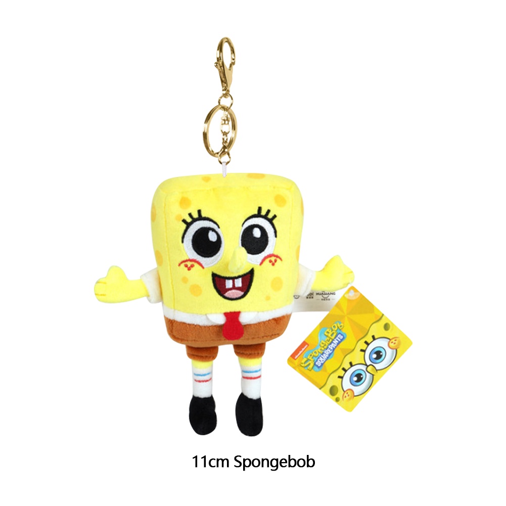 Hw Boneka Spongebob Bahan Plush Ukuran 13cm Untuk Dekorasi Natal / Ulang Tahun Anak