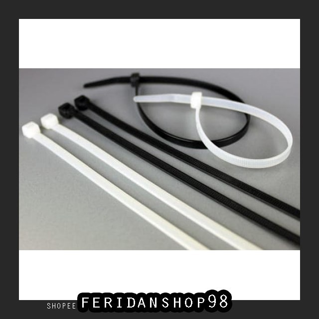 

FS1062 KLIP KABEL KABEL TIES 25 ATK CM 100 PCS - HITAM BY FERIDANSHOP98