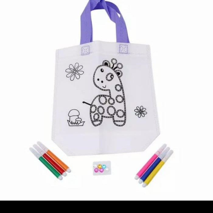 BAROKAH Magical Colouring bag with water pen 6 pcs