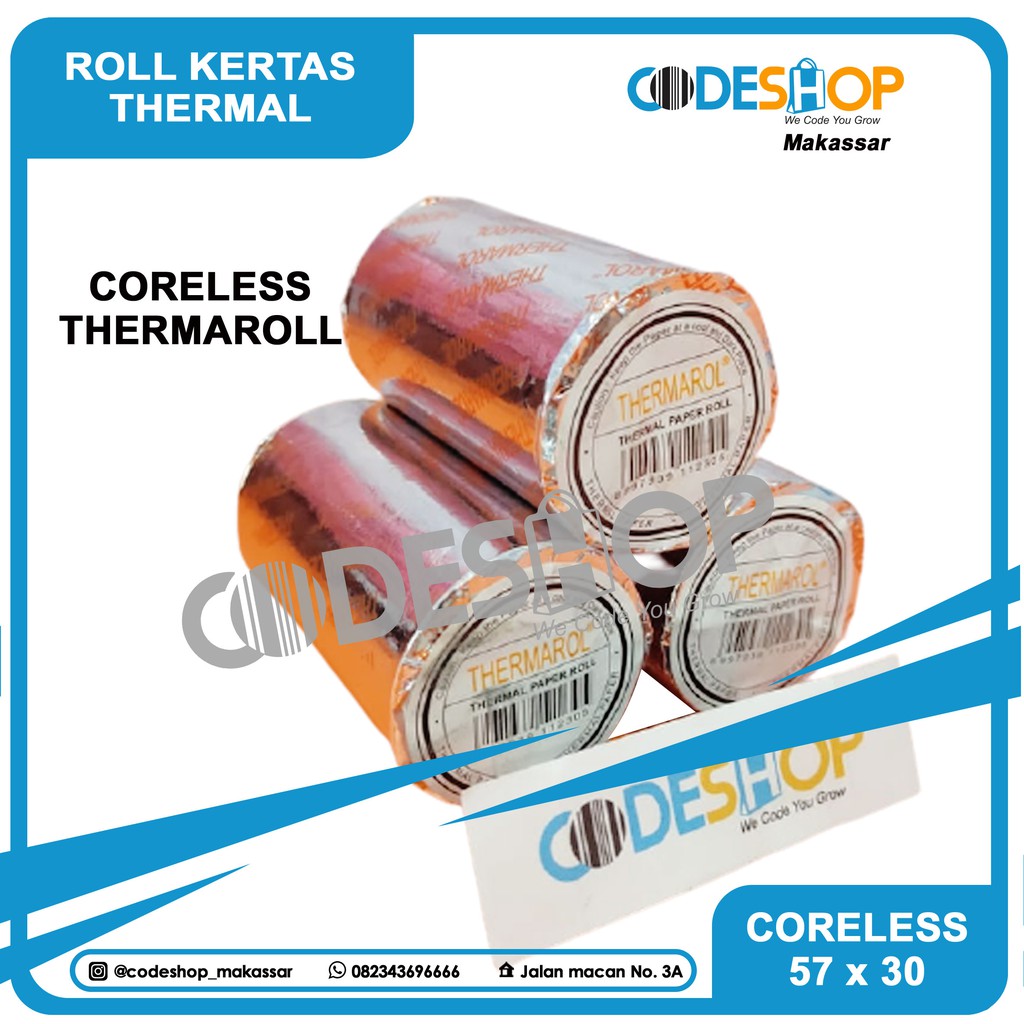 Kertas thermaroll 57 x 30 struk