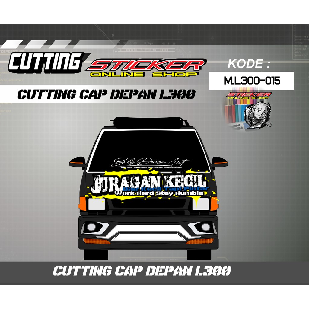 Stiker Mobil PICK UP L300 Cutting Cab Depan Variasi Terbaru Shopee Indonesia