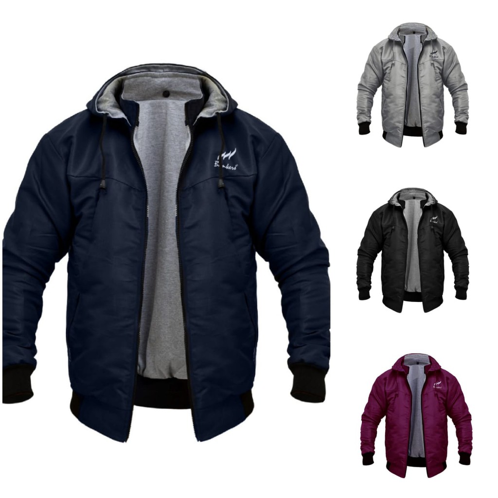 Jaket Bolak Balik Pria Terbaru Bankers BKR 032-7