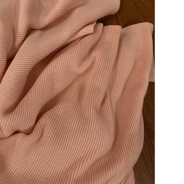 ✮ RIB KNIT RAJUT METERAN CVC RESTOCK BANYAK WARNA ♘