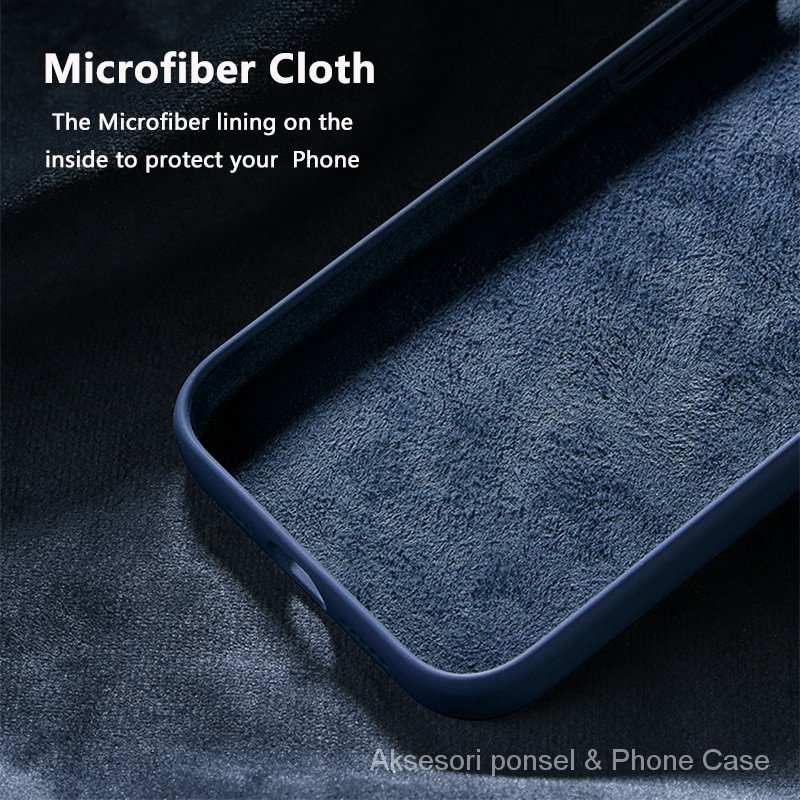 Case Pelindung Bahan Silikon Logo Untuk iPhone 13 Pro Max iPhone 13 kasing