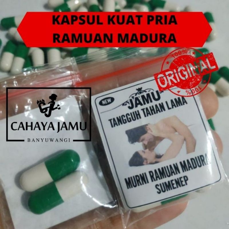 Kapsul Kuat TANGGUH Pria Tahan Lama Jamu ramuan madura