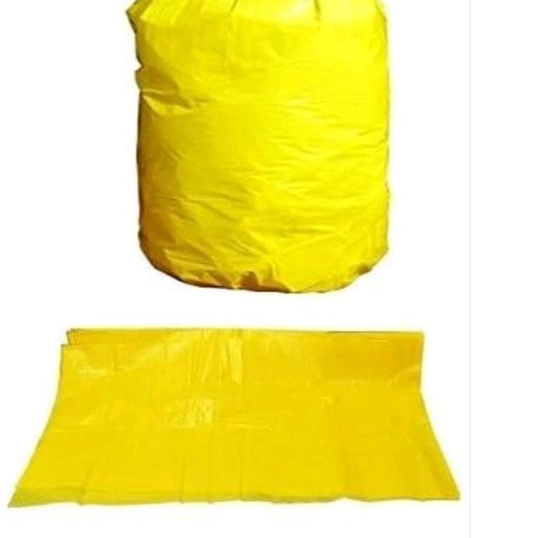 ☟ HD Sampah Kuning 60x100 / HD Sampah Kuning / Plastik Sampah Kuning / Plastik Sampah Medical ▼