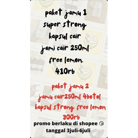 

Paket jamu 2