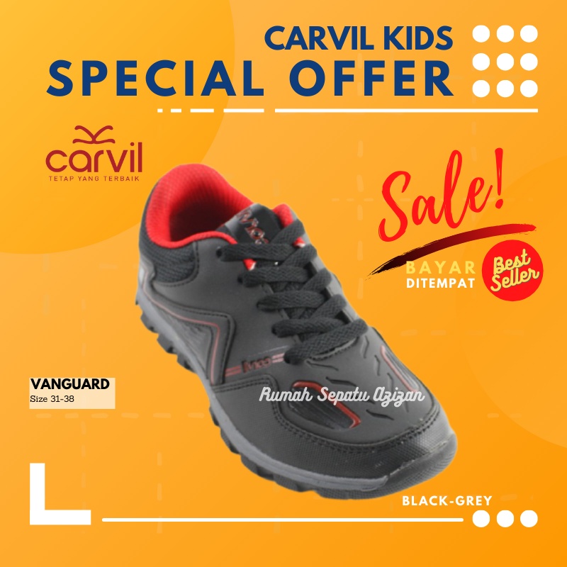 Sepatu Sekolah Anak | CARVIL VANGUARD | ORIGINAL CARVIL