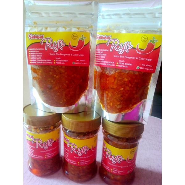 

sambal Ebi & Rebon/enak/pedesss banget/sambal rebon/sambal ebi