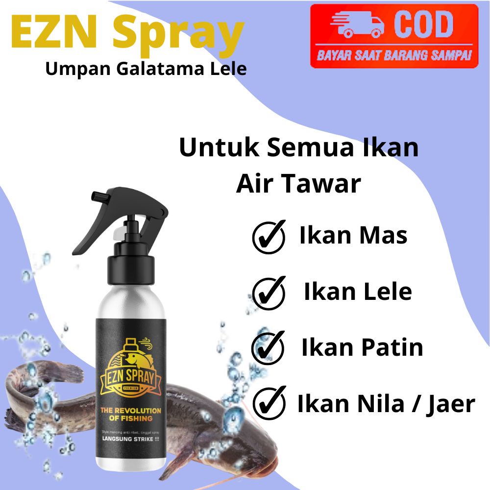 EZN Spray Umpan Galatama Lele paling gacor siap pakai / Racikan umpan babon galatama lele / pelet umpan mancing ikan lele / umpan pancing ikan lele galatama paling jitu siap pakai Essen Winstrike 10ml Umpan Mancing Ikan Lele Paling Jitu