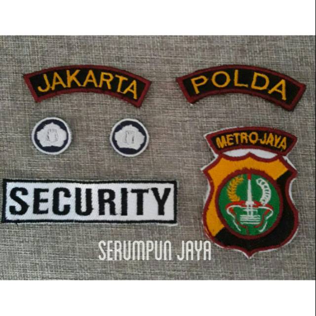 BET BORDIR SECURITY JAKARTA - EMBLEM BORDIR UNTUK SERAGAM SECURITY