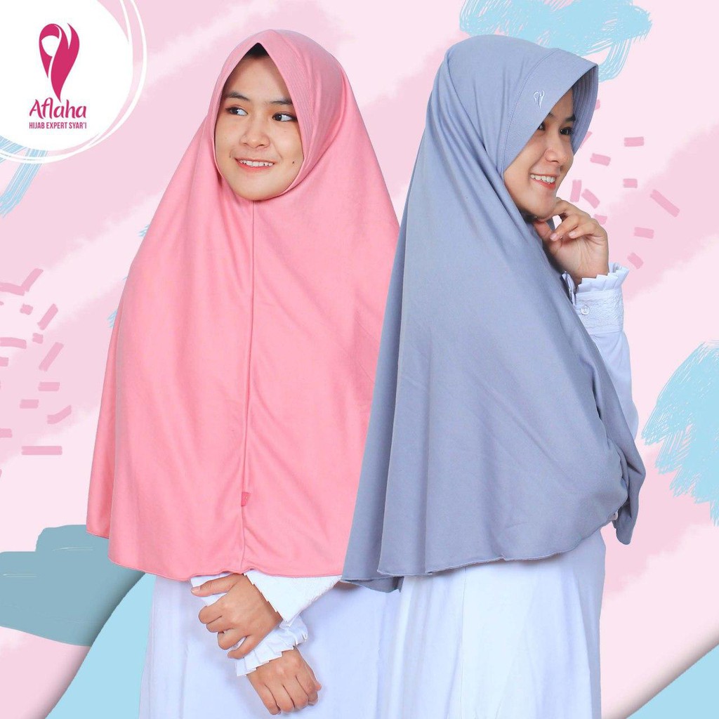 JILBAB KAOS ANIFA - Jilbab Polos Antem Aflaha