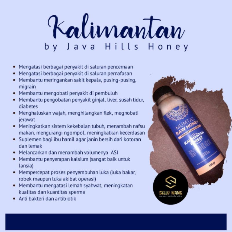 

Madu Kalimantan Java Hills Honey 500gr