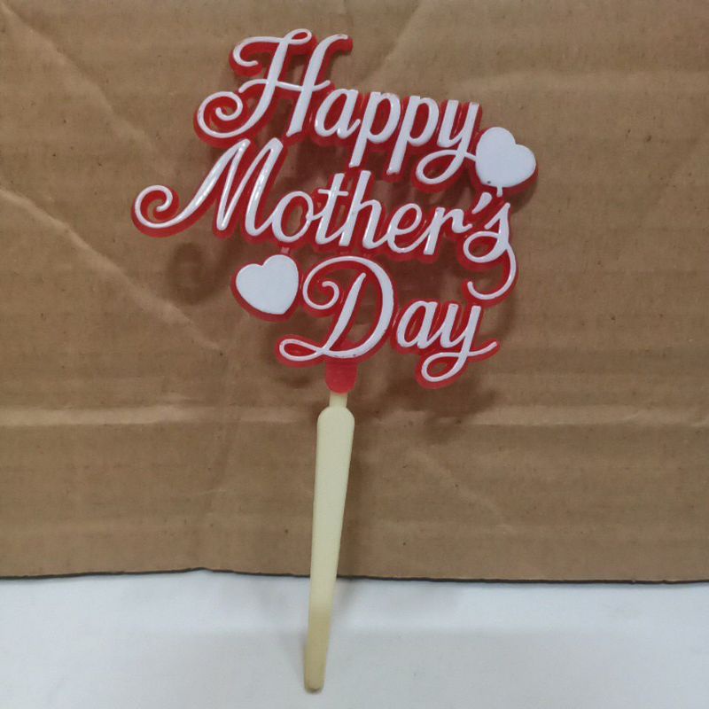 Hiasan Kue Cake Topper Happy Mother's Day