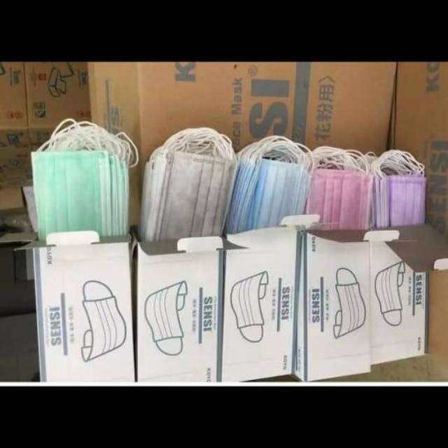 Masker mulut earloop sensi