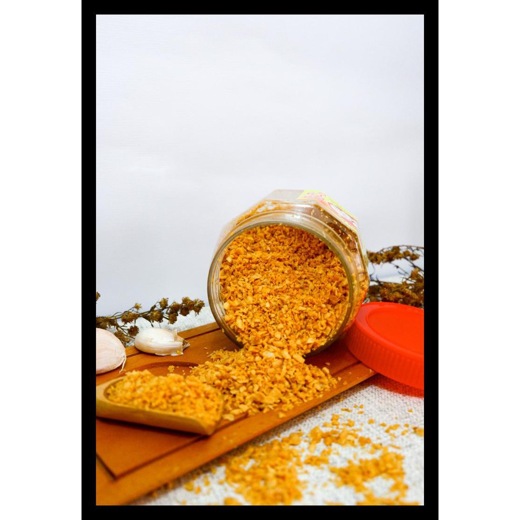 

STOK BARU! BAWANG PUTIH GORENG JOJO CINCANG 500 GR FIRST HAND MURAH