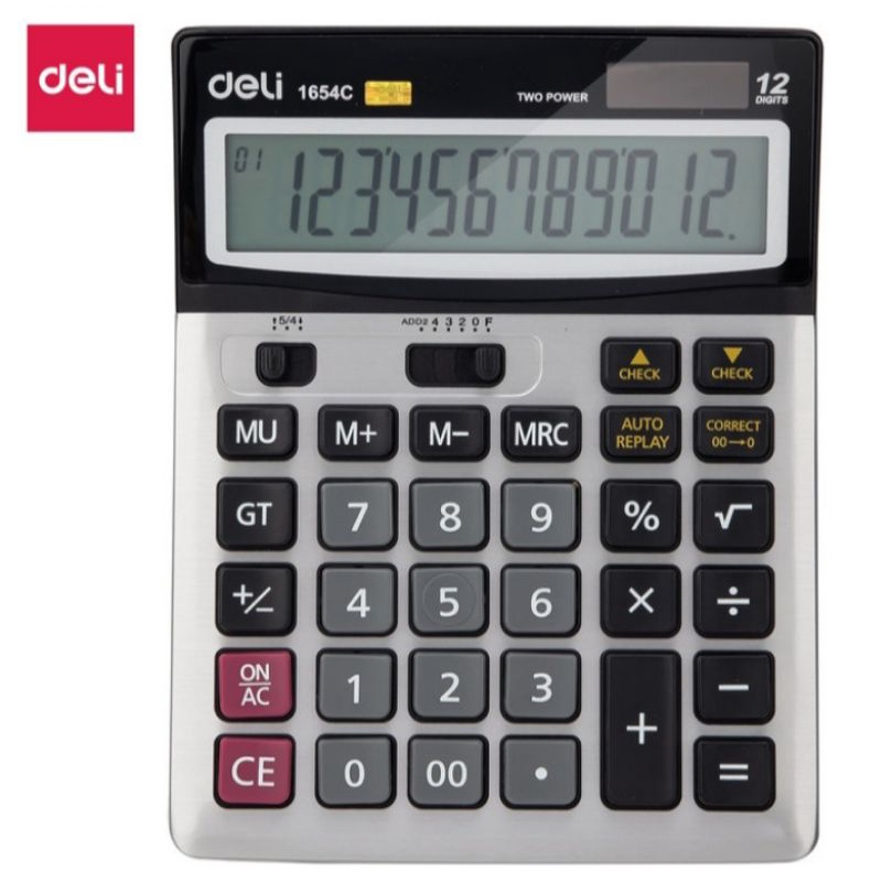 

Deli E1645C Calculator/Kalkulator ( 12 Digit ) #Best Product & High Quality