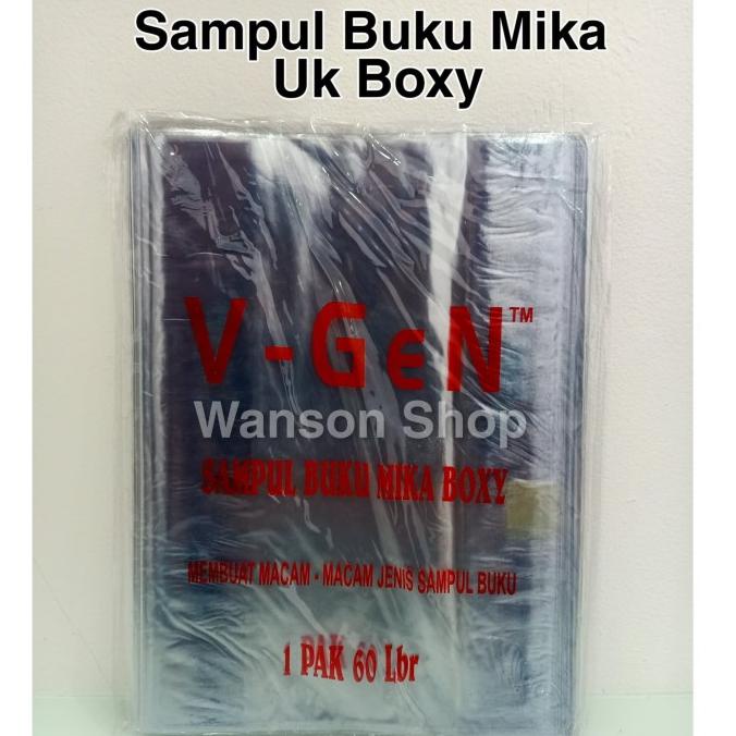 

TERBARU SAMPUL BUKU BOXY / SAMPUL MIKA / PLASTIK