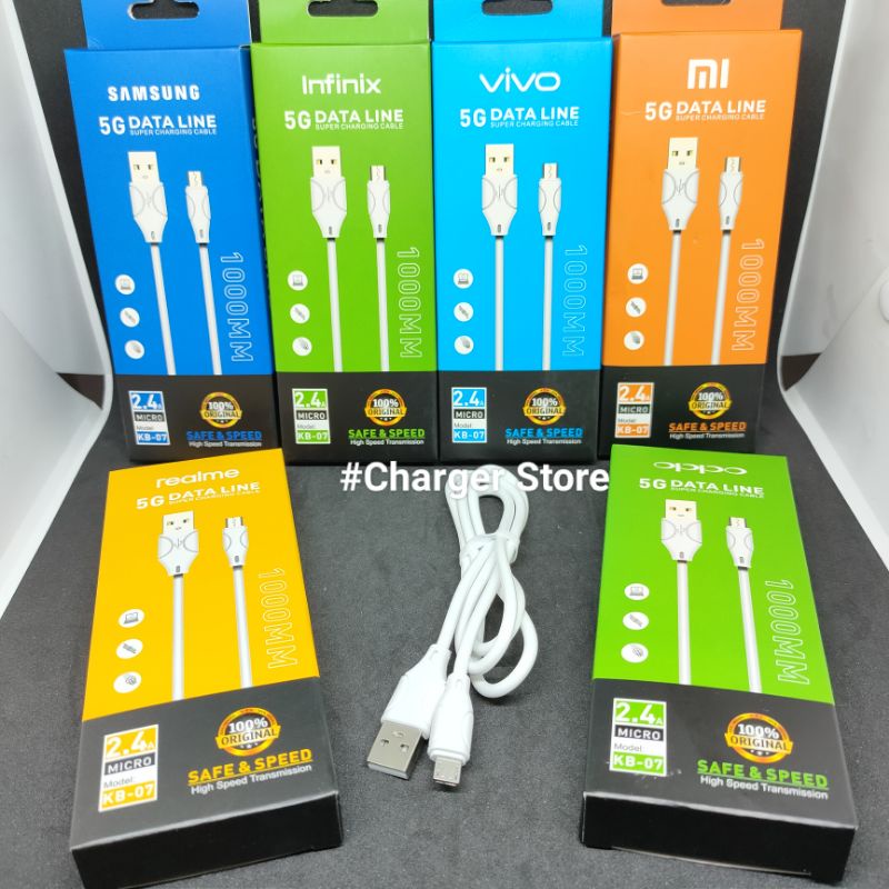 Kabel Data 2.4A Fast Charging Micro USB 5G Data Line Quick Charge
