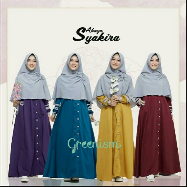 Abaya Syakira colour