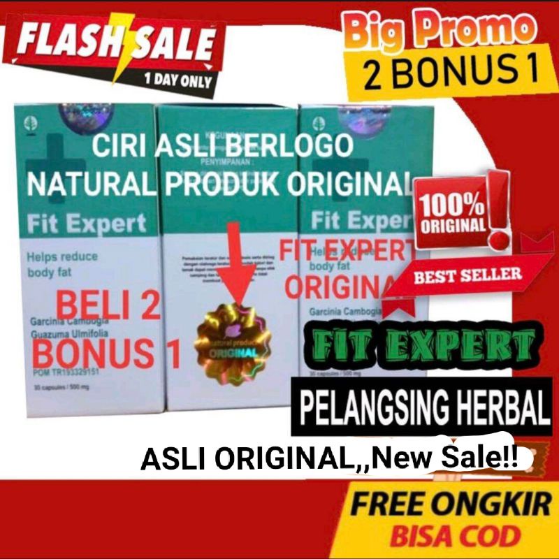 Fit Expert (ASLI) Obat Fit Expert OriginalPenurun Berat badan Pelangsing Fit
Expert Asli Hologram.
