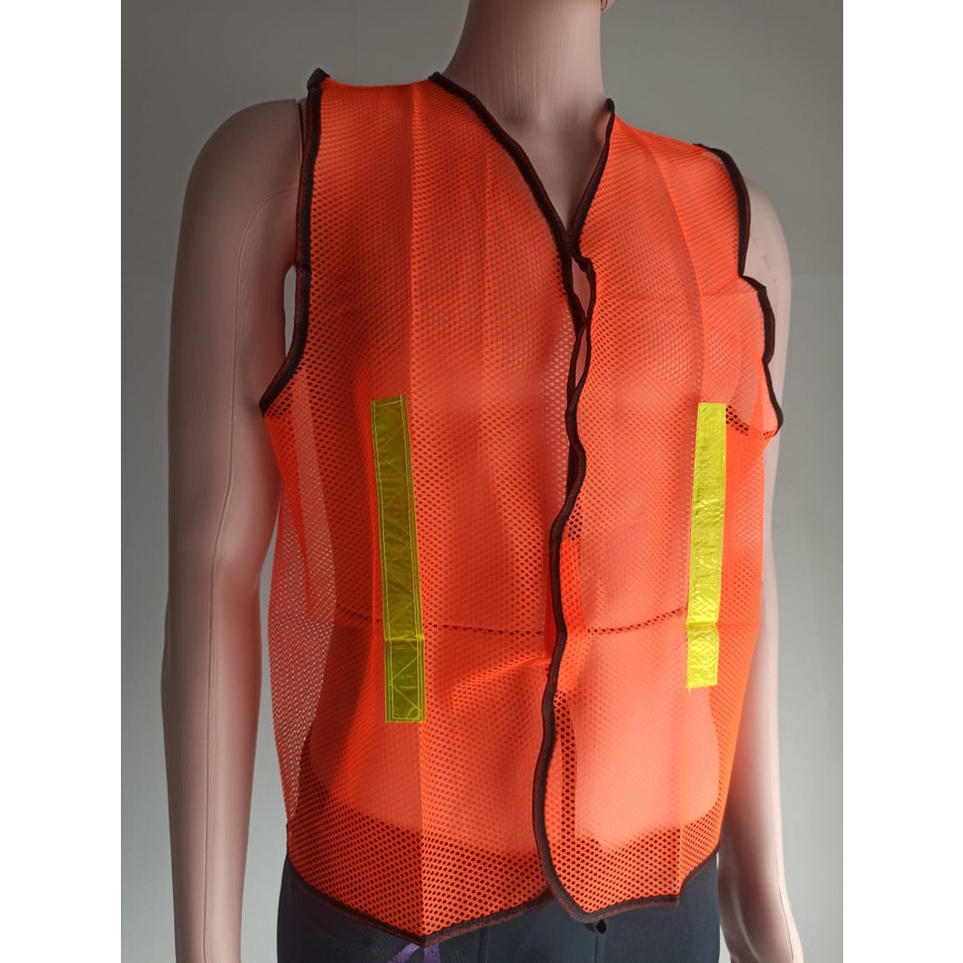 Safety vest lari sepeda rompi jaring keselamatan mantul malam