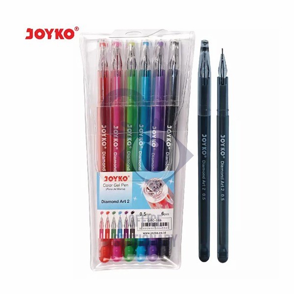 

Joyko Color Gel Pen Pulpen Warna 0.5 GPC-315 Set 6