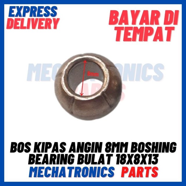 [DEV-9412] BOS KIPAS ANGIN 8MM BOSHING BEARING BULAT 18X8X13