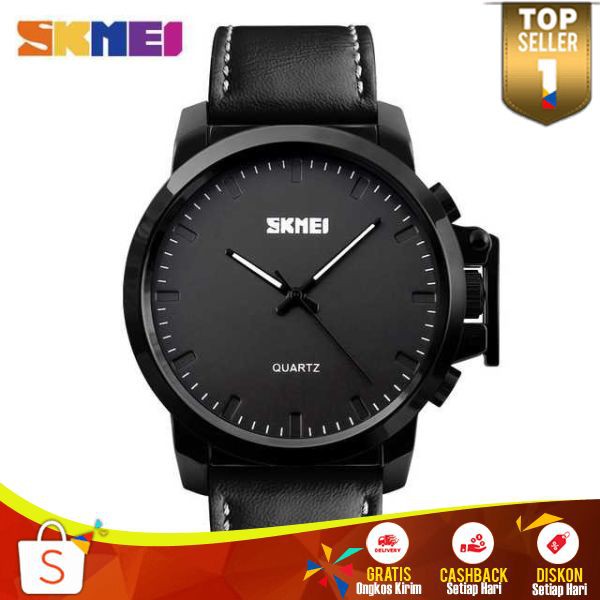 Jam Tangan Skmei Analog Pria JT 98 Skimei Strap Silicone Berkualitas Skemei Cowok Kaca Waterproof