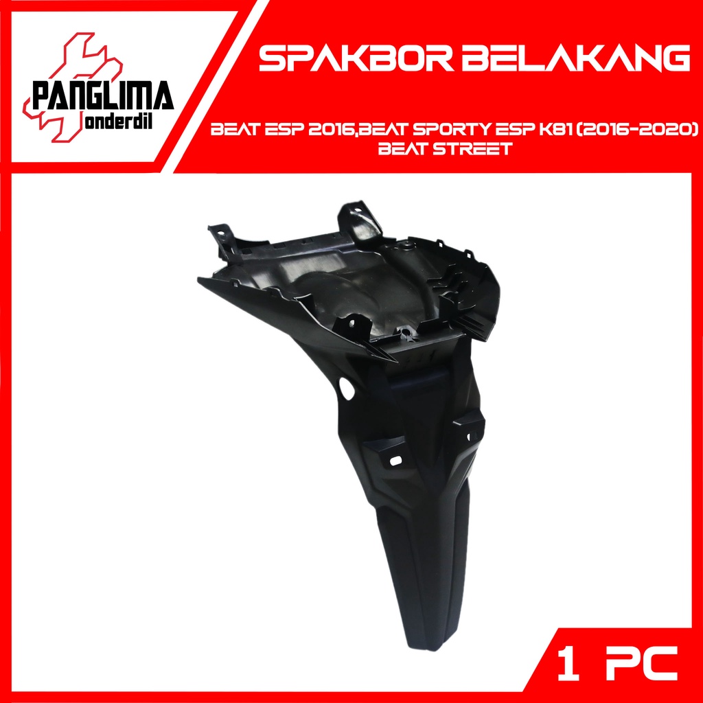 Spakboard Belakang Beat FI Esp-Street K81 2016-Sporty eSP K81-K25G 2016-2020 Spakbor-Slebor-Spak Bor-Board-Cecepet-Buntut